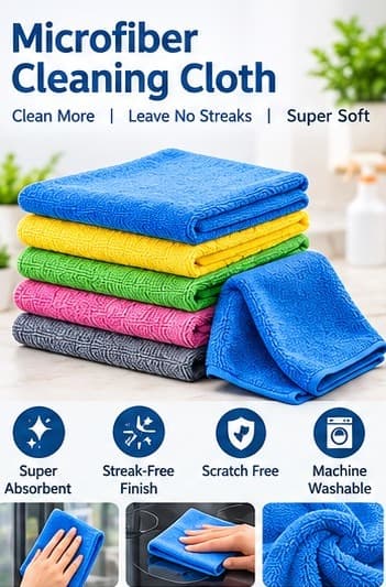 Microfiber Cleaning Cloth